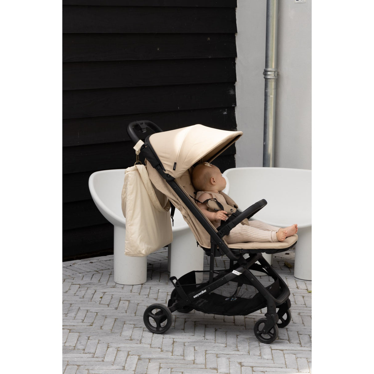 KAS Kopenhagen Beige Kas Multi Purpose Tote Med Fold