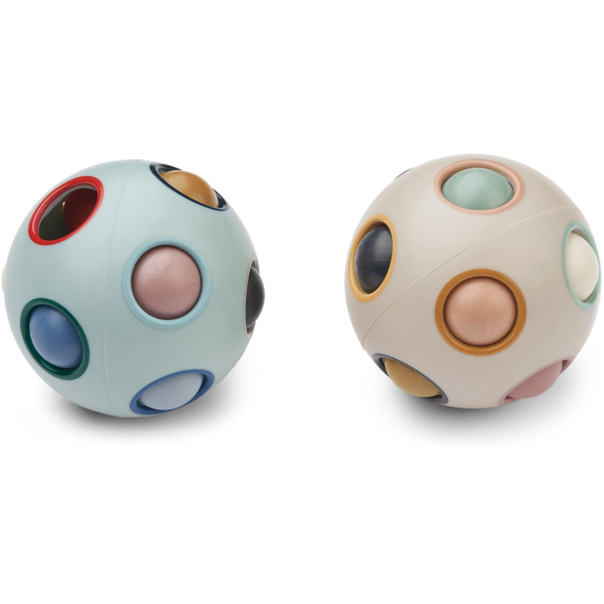 LIEWOOD Ice Blue Multi Mix Solene Pussel Boll 2-Pack