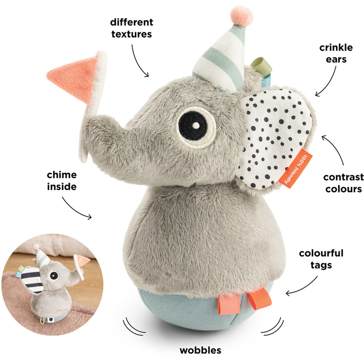 DonebyDeer Colour Mix Tumling Aktivitetsleksaker