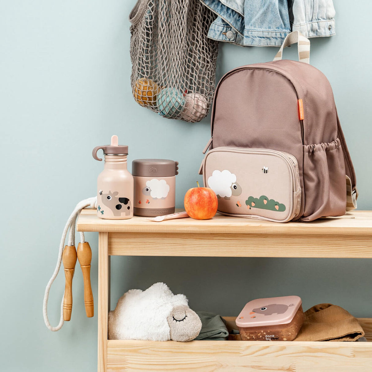 DonebyDeer Tiny Farm Powder Flaska Rustfrit Stål 350 Ml