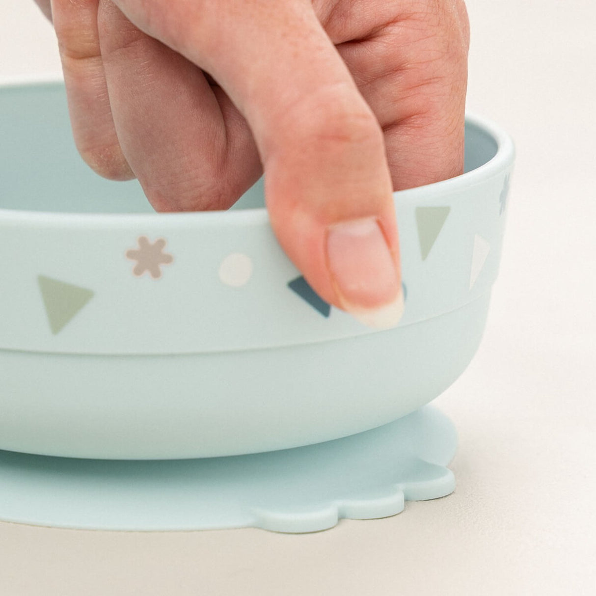 DonebyDeer Celebration Blue Foodie Matsalsset Med Sugekop