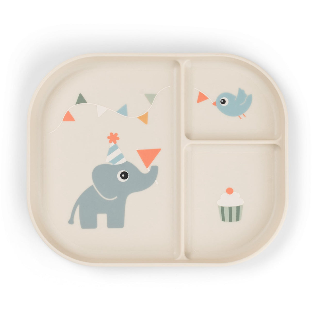 DonebyDeer Celebration Sand Foodie Inddelt Tallrik