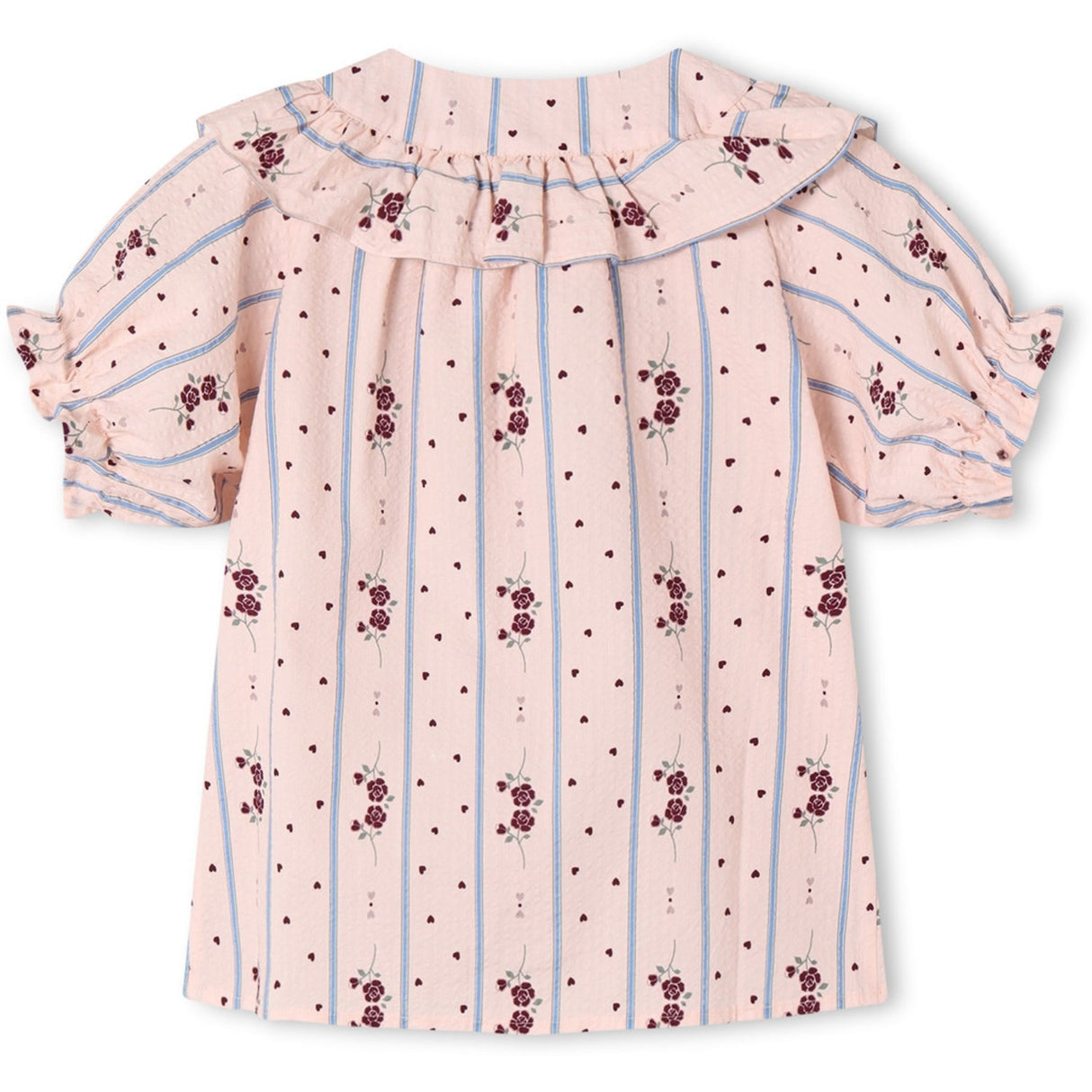 Fliink Chalk Pink Aop Colombe Ss Blus