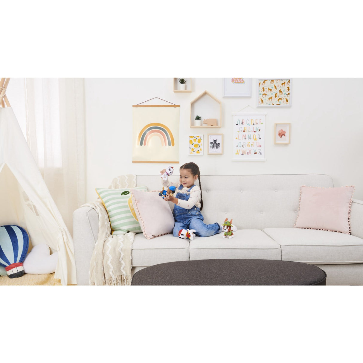 Paw Patrol Plush Mini Bamse 10 cm - Marshall