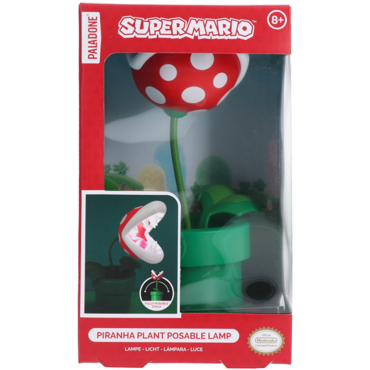 Paladone Super Mario Piranha Plant Posable Lampa
