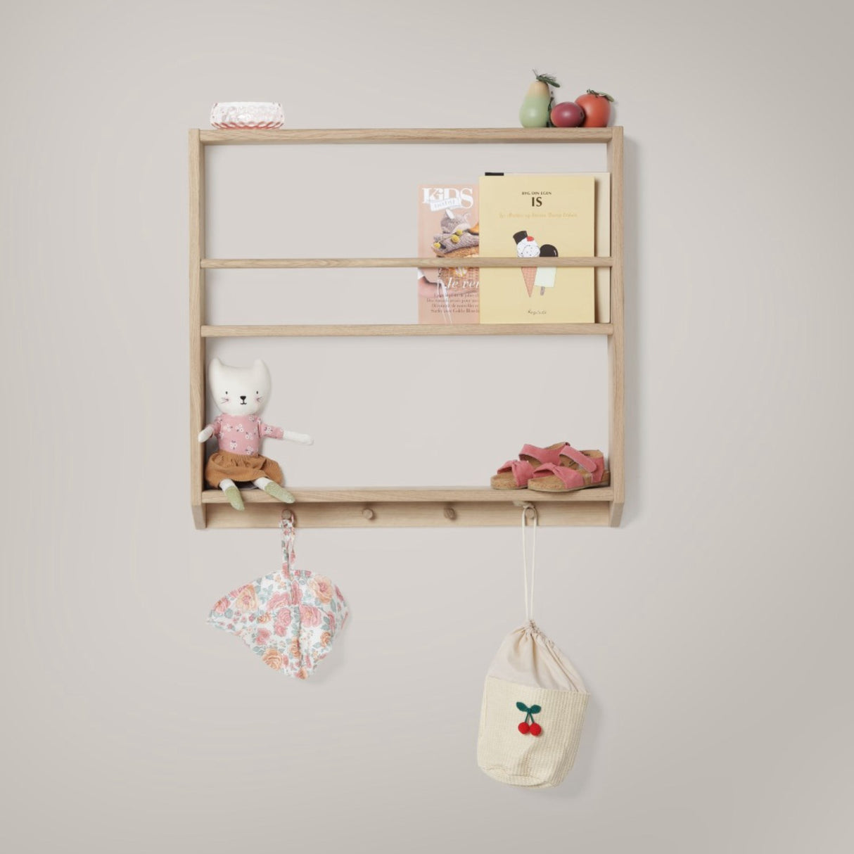 KAS Kopenhagen Natural Oil Eli Shelves Med Hooks