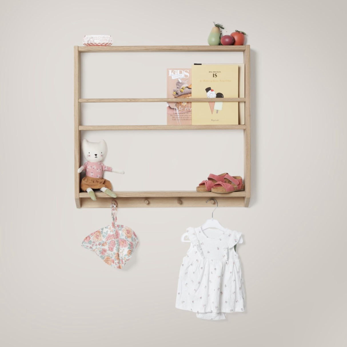 KAS Kopenhagen Natural Oil Eli Shelves Med Hooks