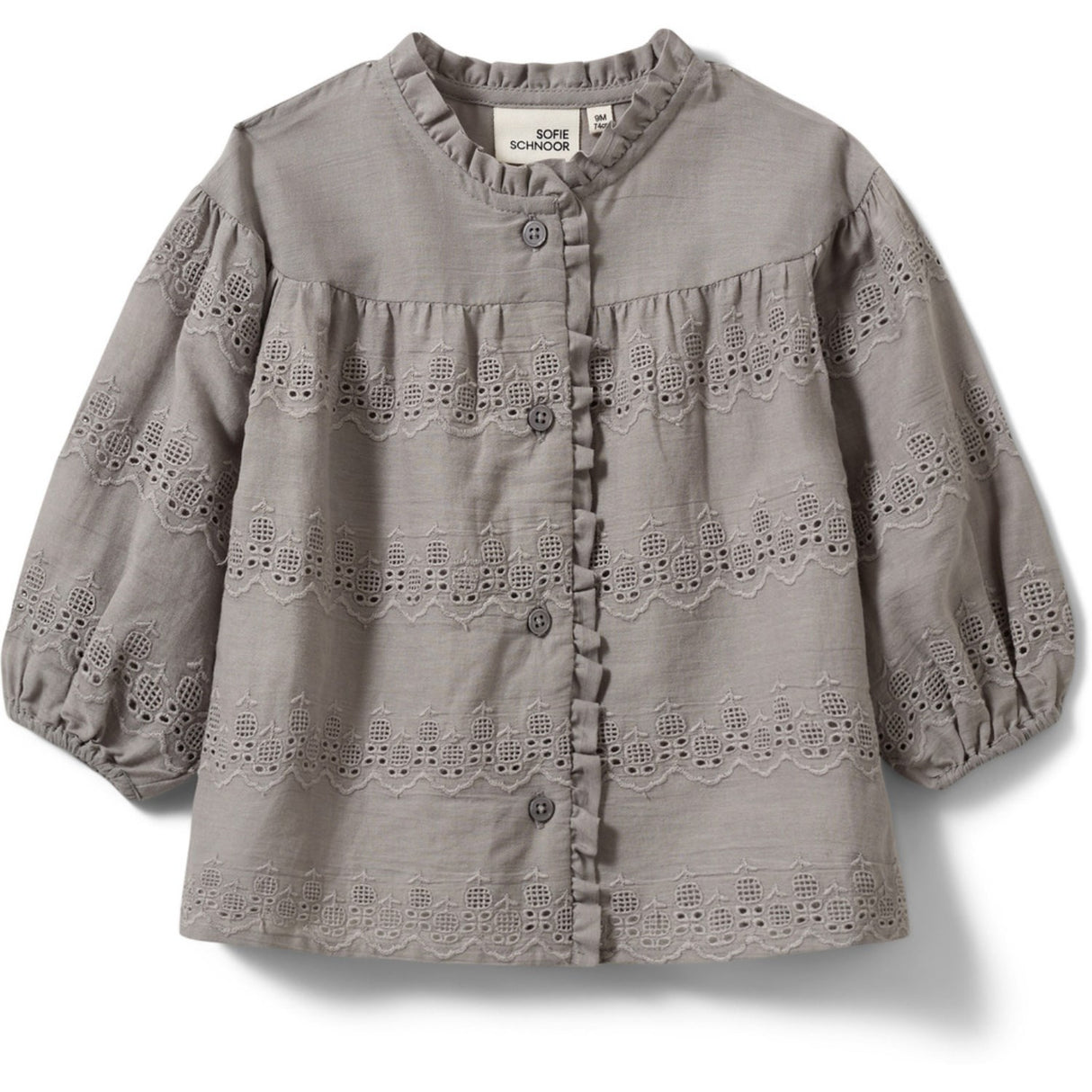 Sofie Schnoor Stone Grey Aylinkb Skjorta