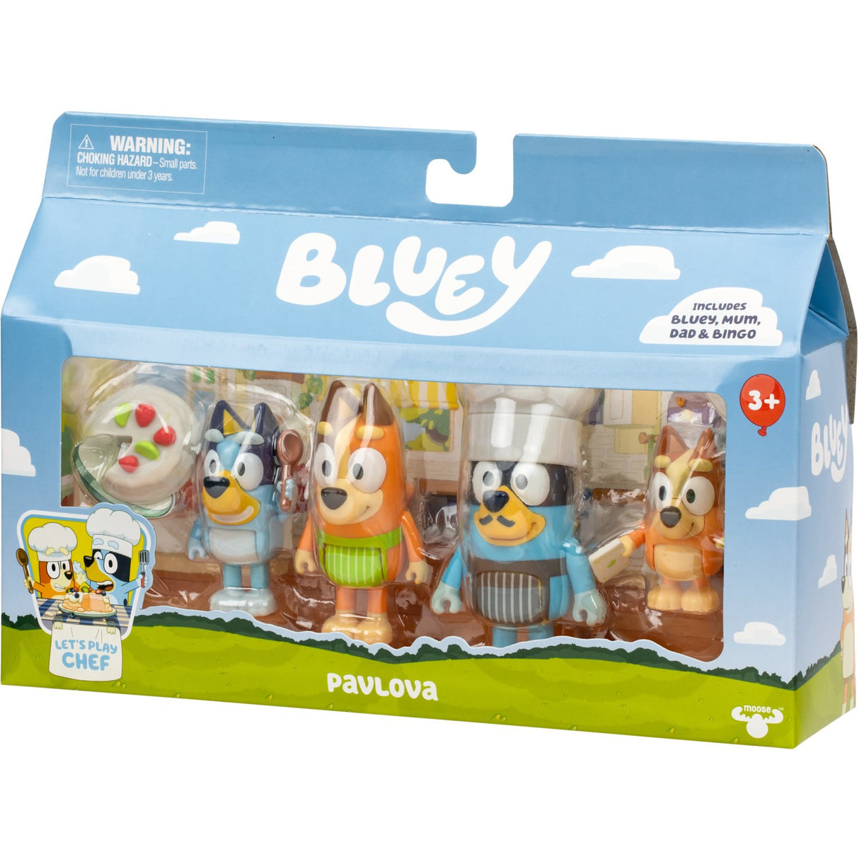 Bluey Figur 4-Pack Dessert Time Pavlova