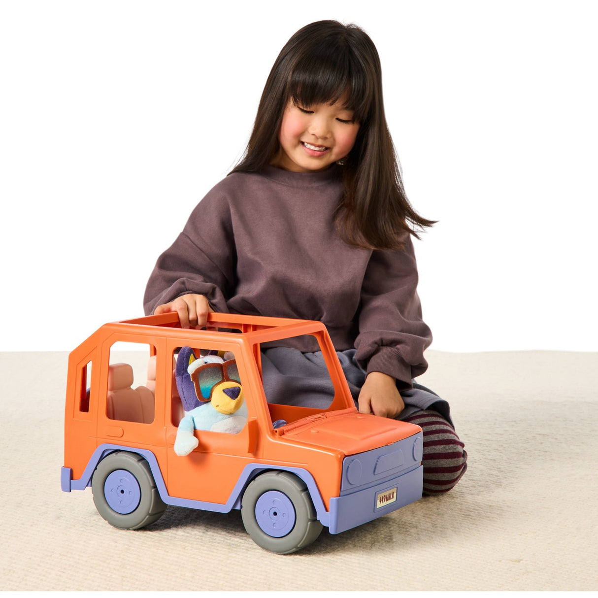 Bluey Big Heeler Bil 4WD W/plush