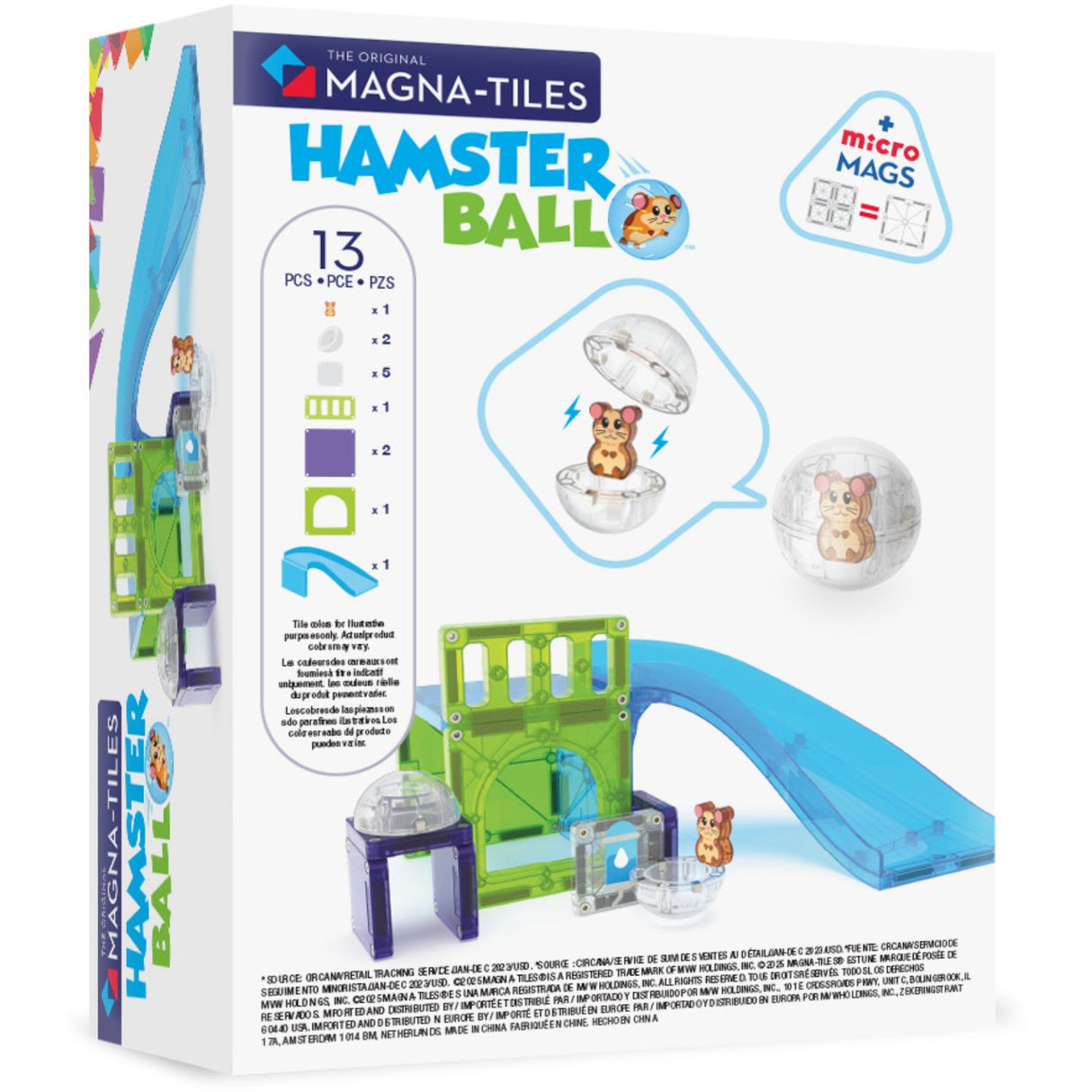 Magna-Tiles® Hamster Boll 13 Pcs