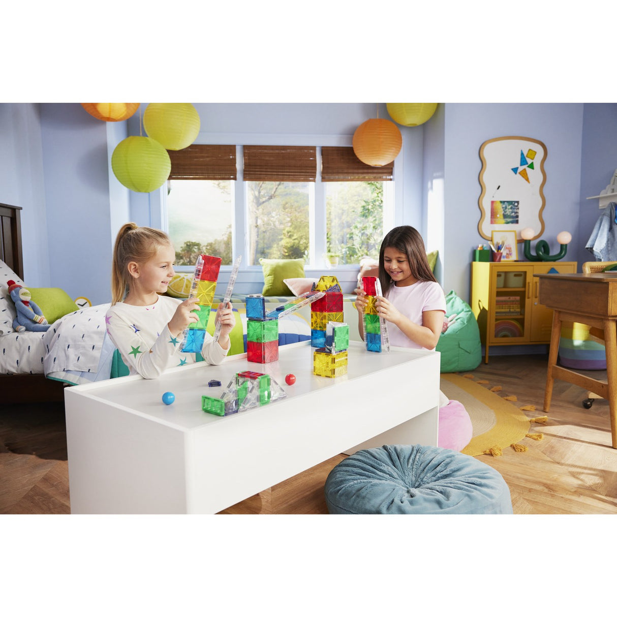 Magna-Tiles® Rail Racer 90 Pcs