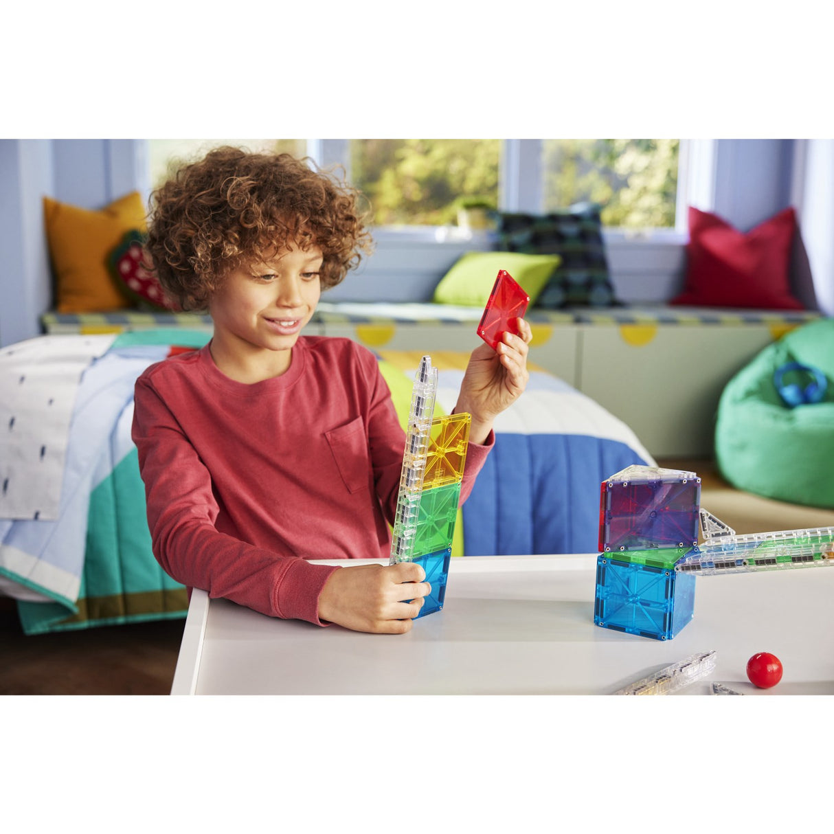 Magna-Tiles® Small Rail Racer 33 Pcs