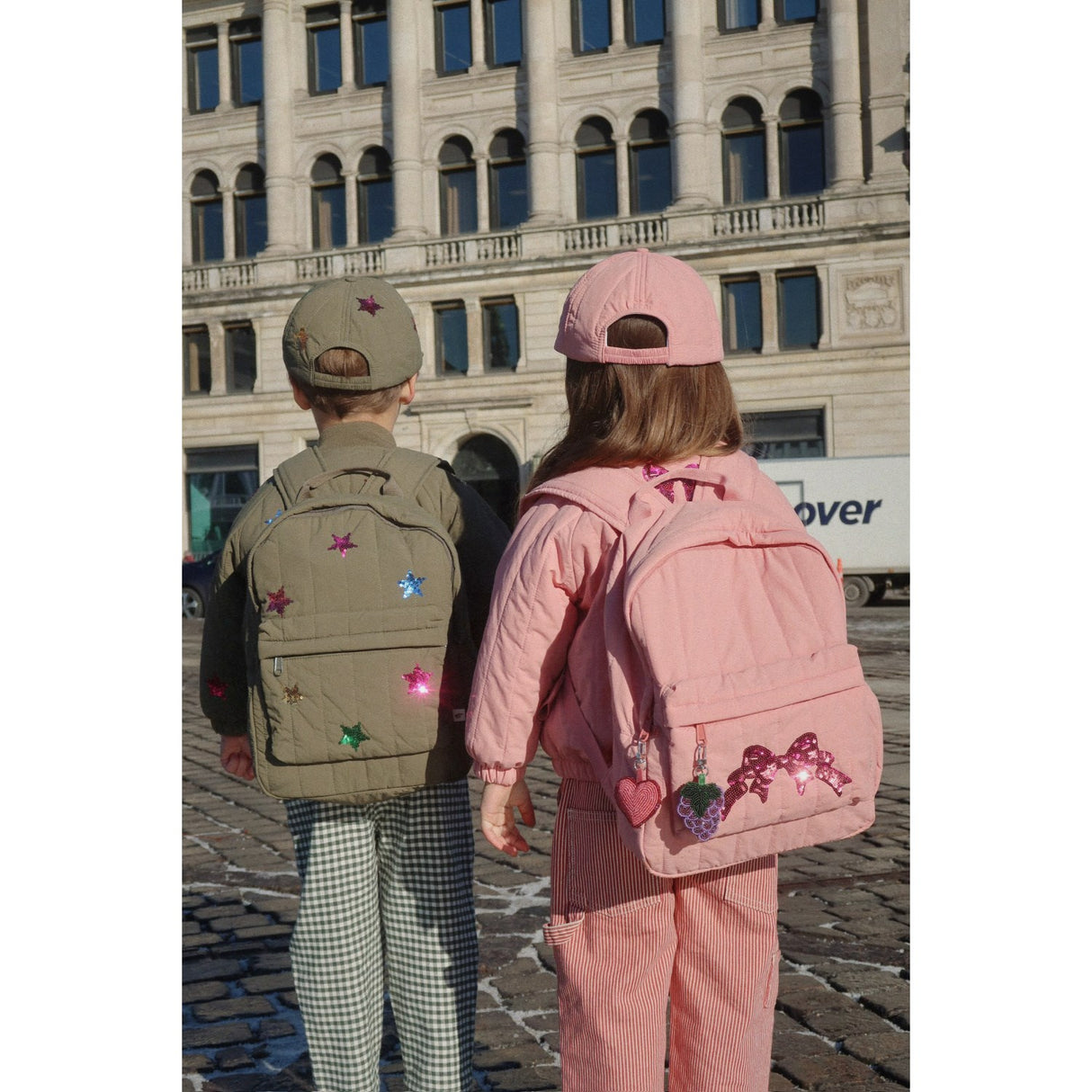 Konges Sløjd Rosette Juno Quiltad Paljet Ryggsäck Midi