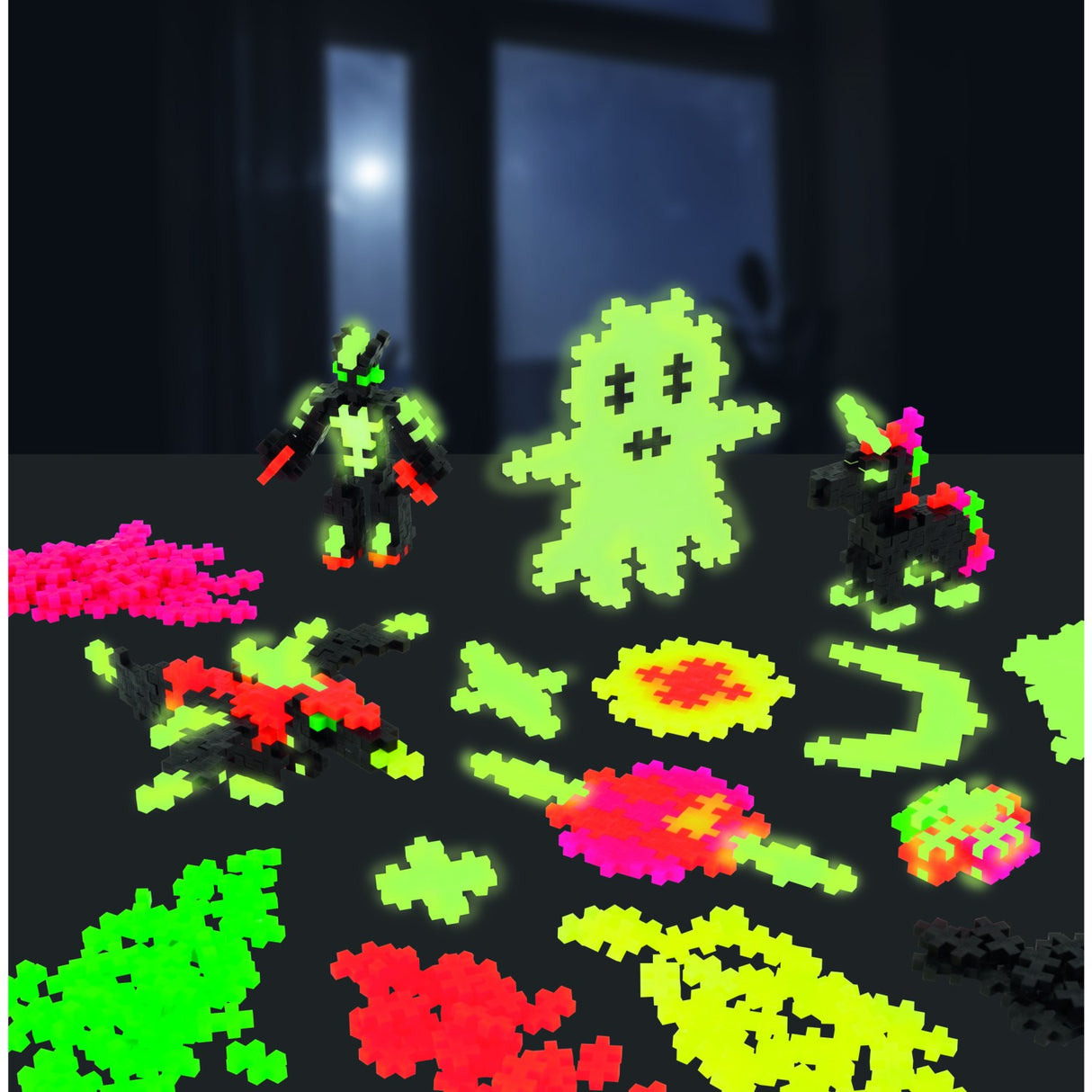 Plus-Plus Build Och Glow - Glow In The Dark / 360 Pcs