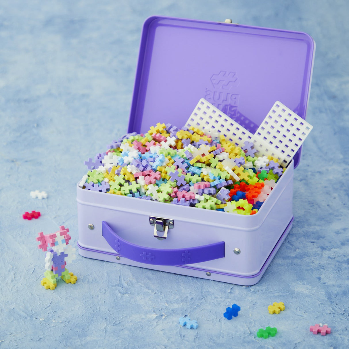 Plus-Plus Resväska Pastel Metal