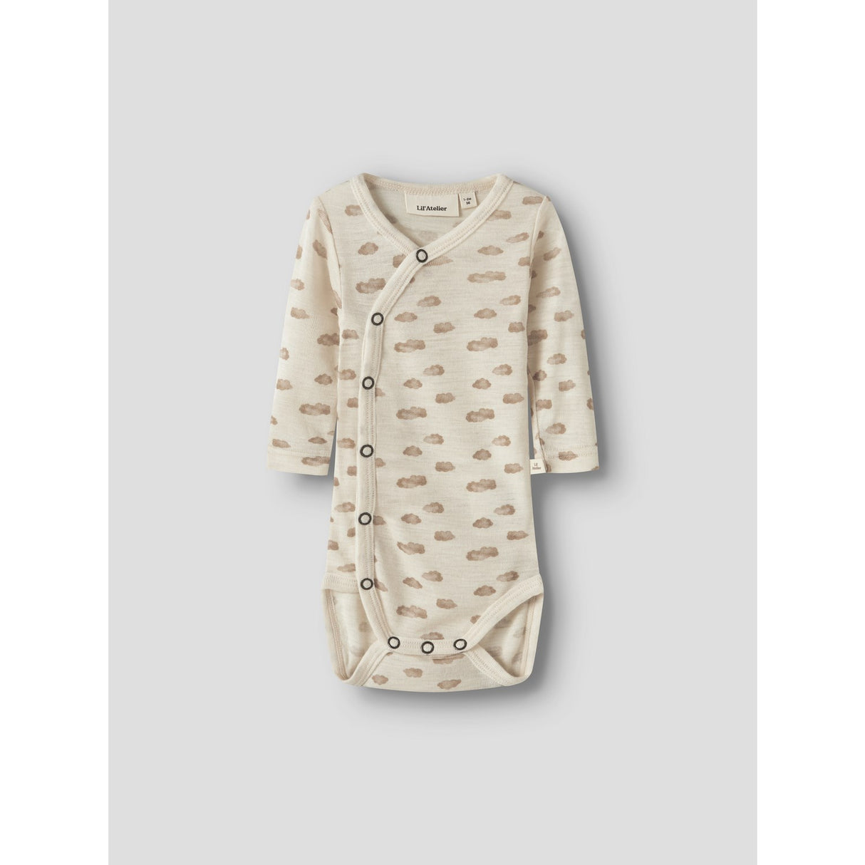 Lil'Atelier Turtledove Cloud Nbnnalu Wo/Mo Ls Slim Omlott Body Lil