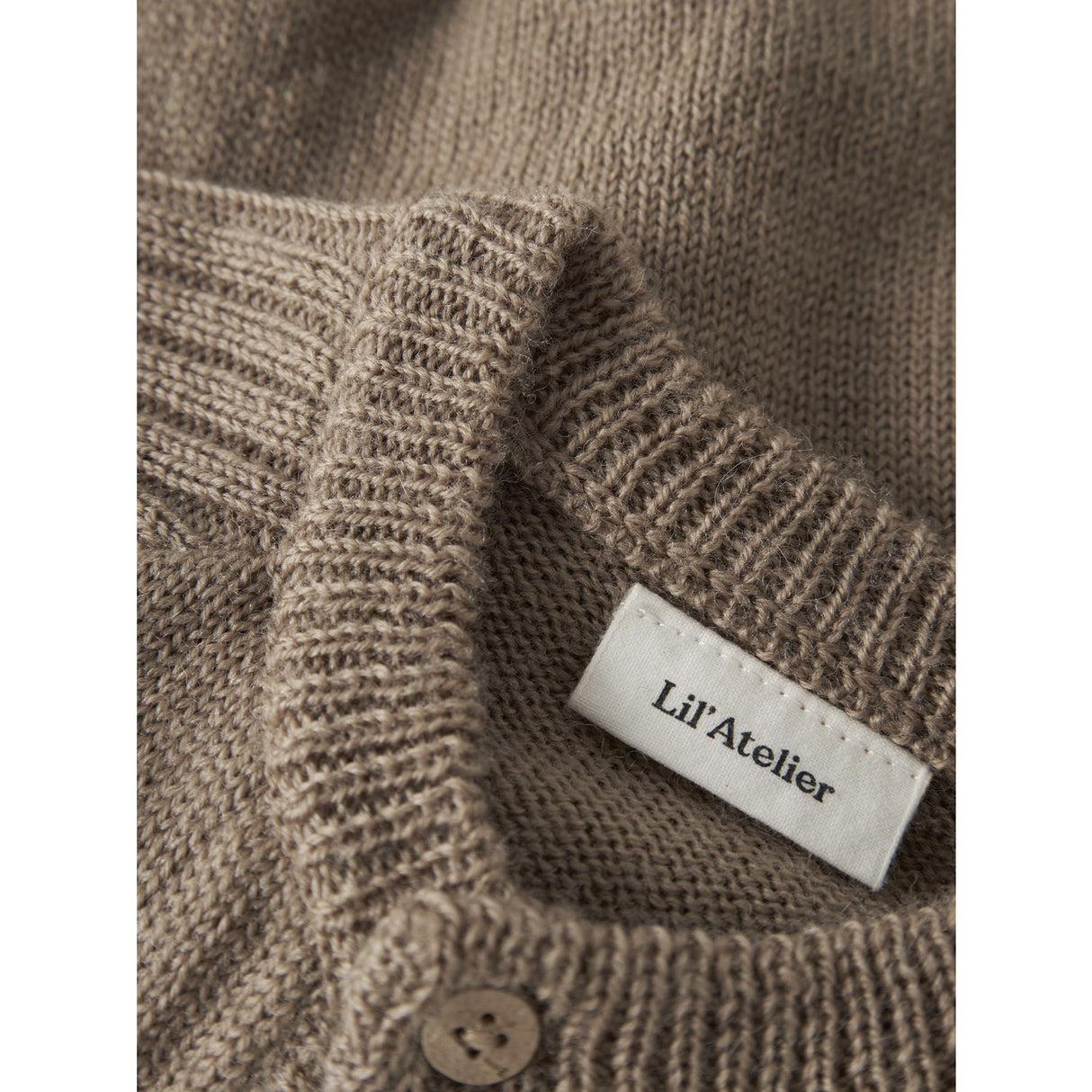 Lil'Atelier Sepia Tint Nbmnomo Noa Ull Ls Stickad Card Lil