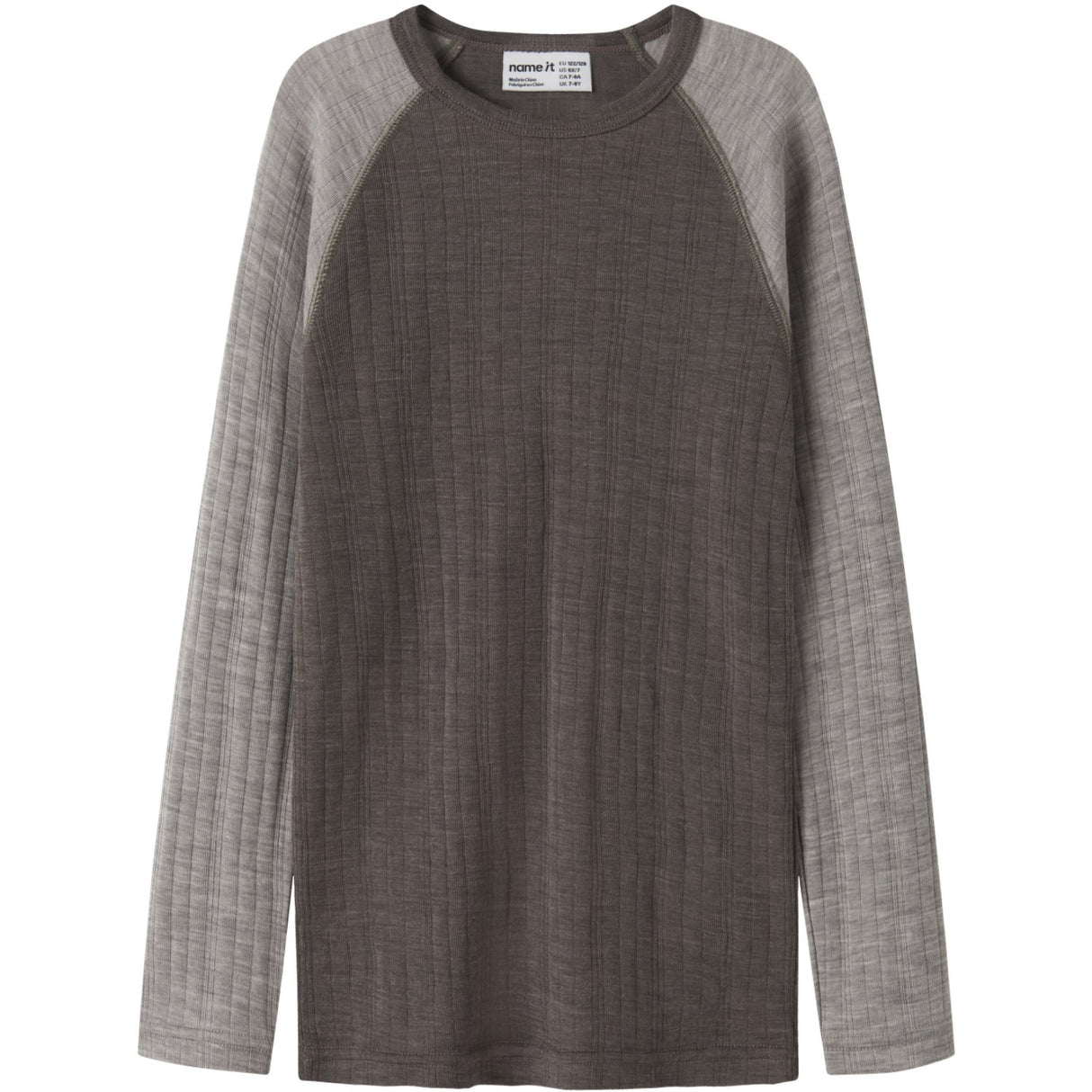 Name It Morel Satellites Sleeves Nkmwang Ull Needle Ls Topp Solid