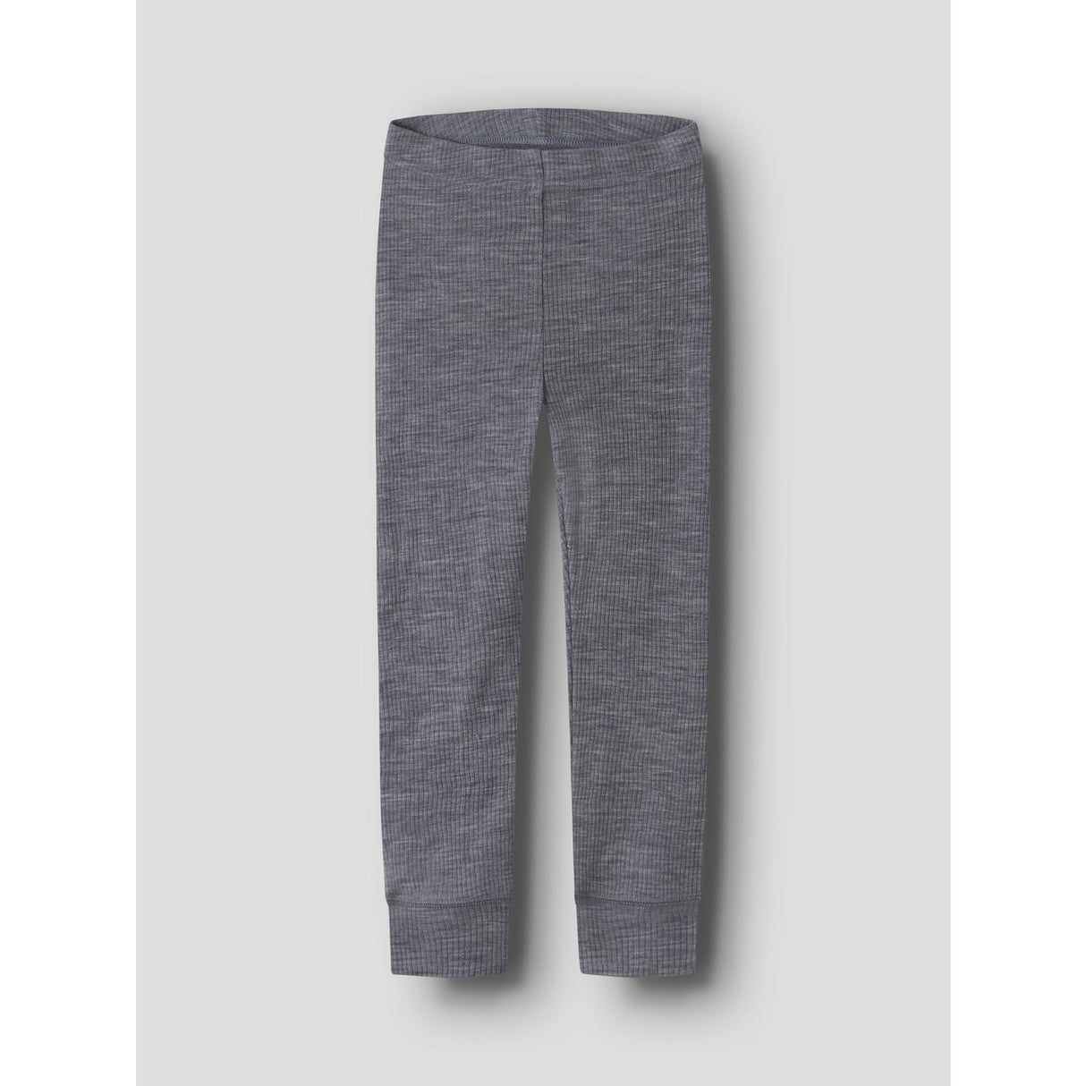 Name It Folkstone Gray Nmnwax Ull Rib Leggings Noos