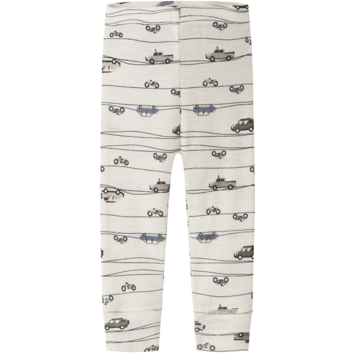 Name It Snow White Highway Nbmwang Ull Rib Longjohn Aop Noos