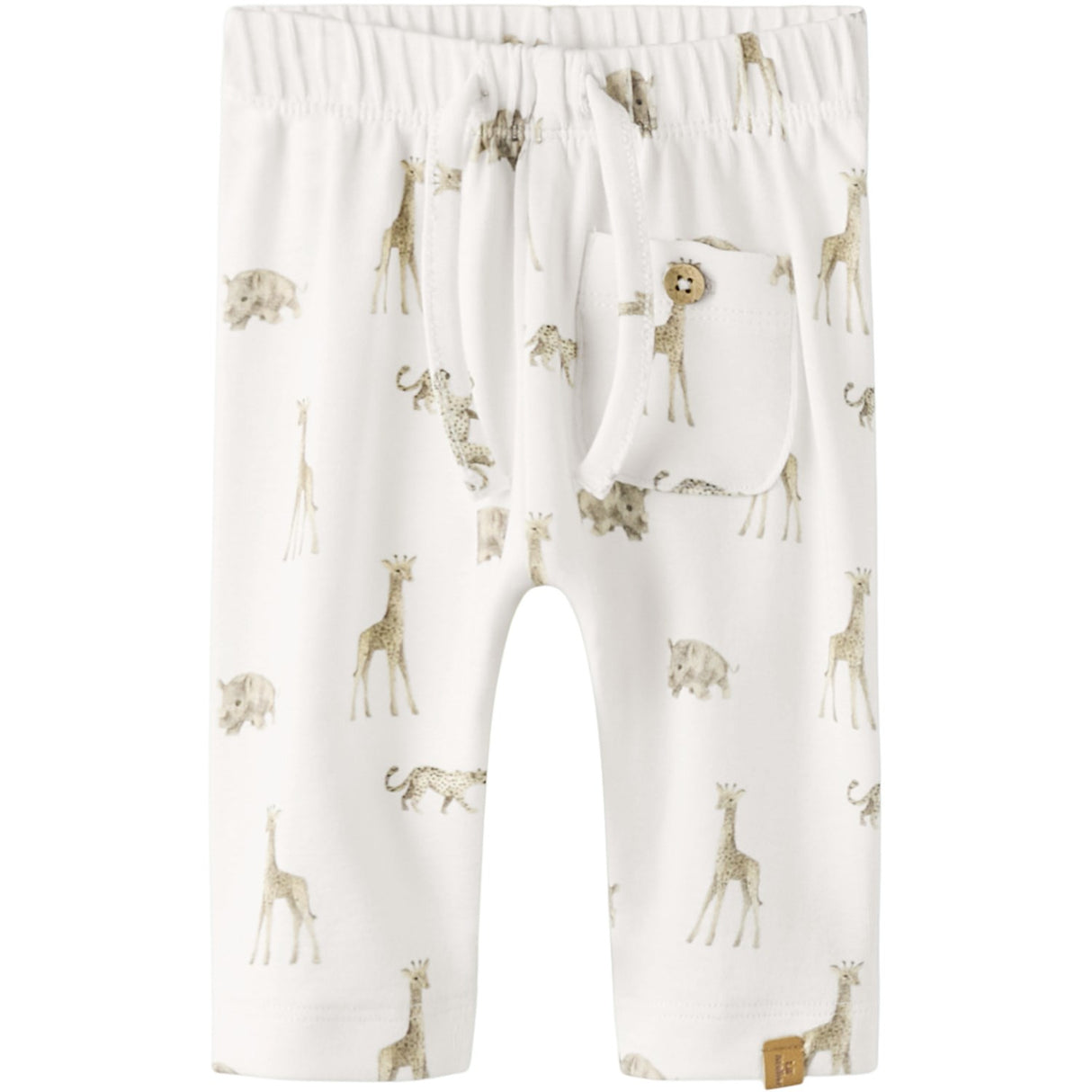 Lil'Atelier Coconut Milk Animals African Nbmgayo Elo Loose Byxor Lil Noos