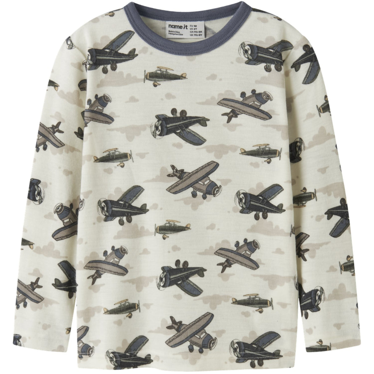 Name It Snow White Airplanes Nmmwillitus Ull Ls Topp