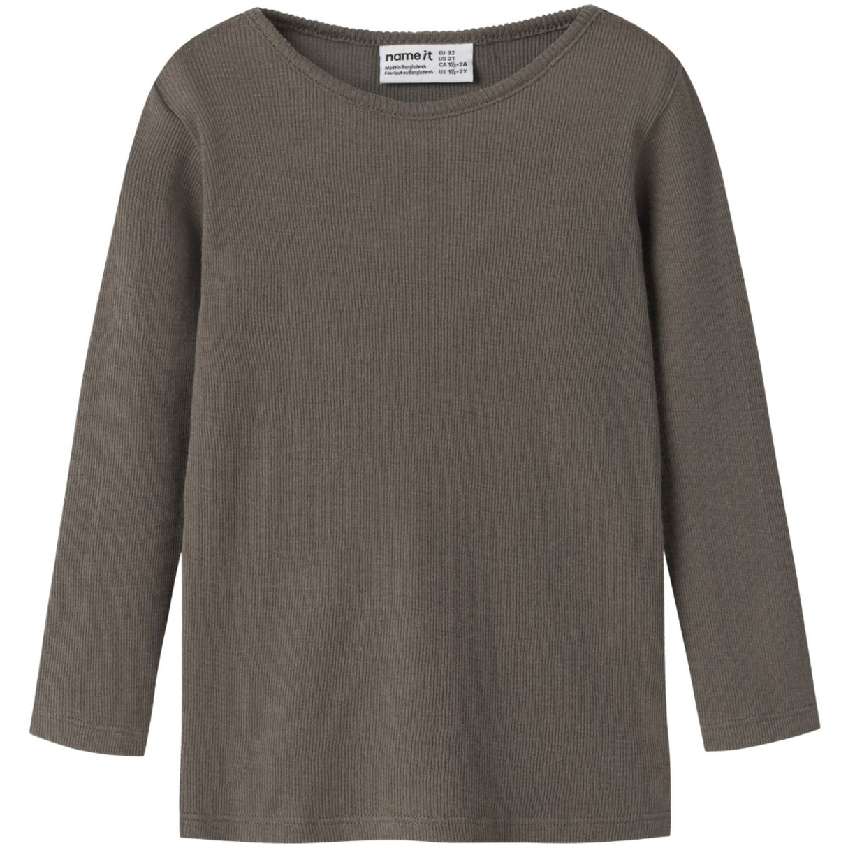 Name It Morel Nmmwossa Wo/Si Rib Ls Topp