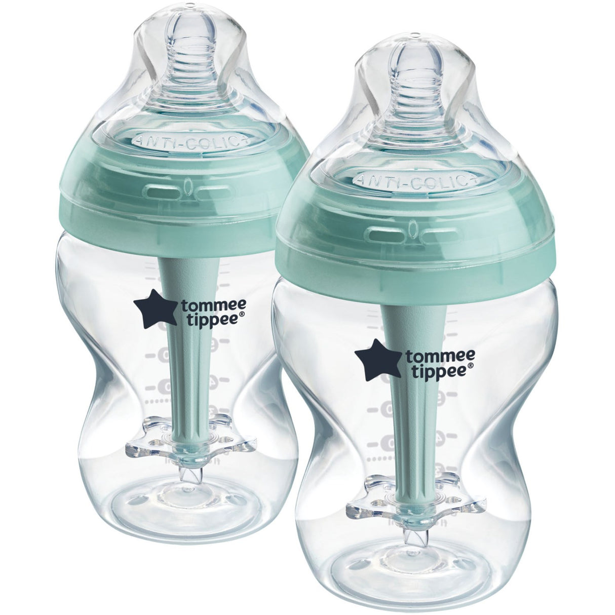 Tommee Tippee Anti-Kolik Baby Flaska M/ Varmeindikator 2X 260ml