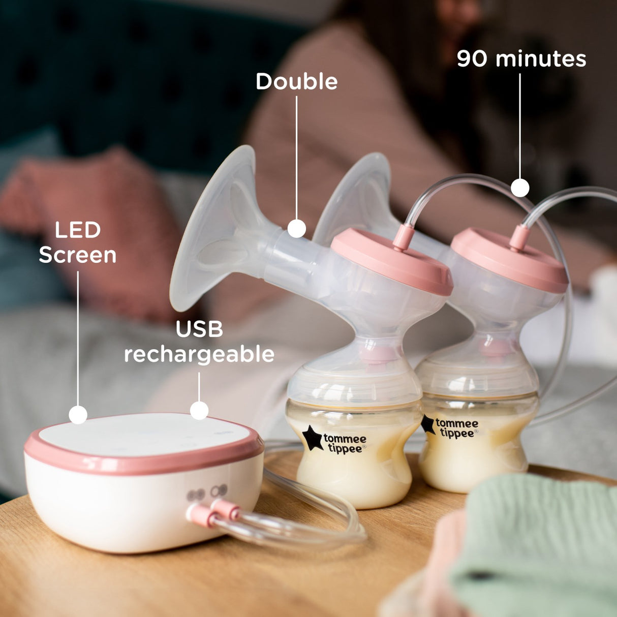 Tommee Tippee Dubbel Elektrisk Bröstpump