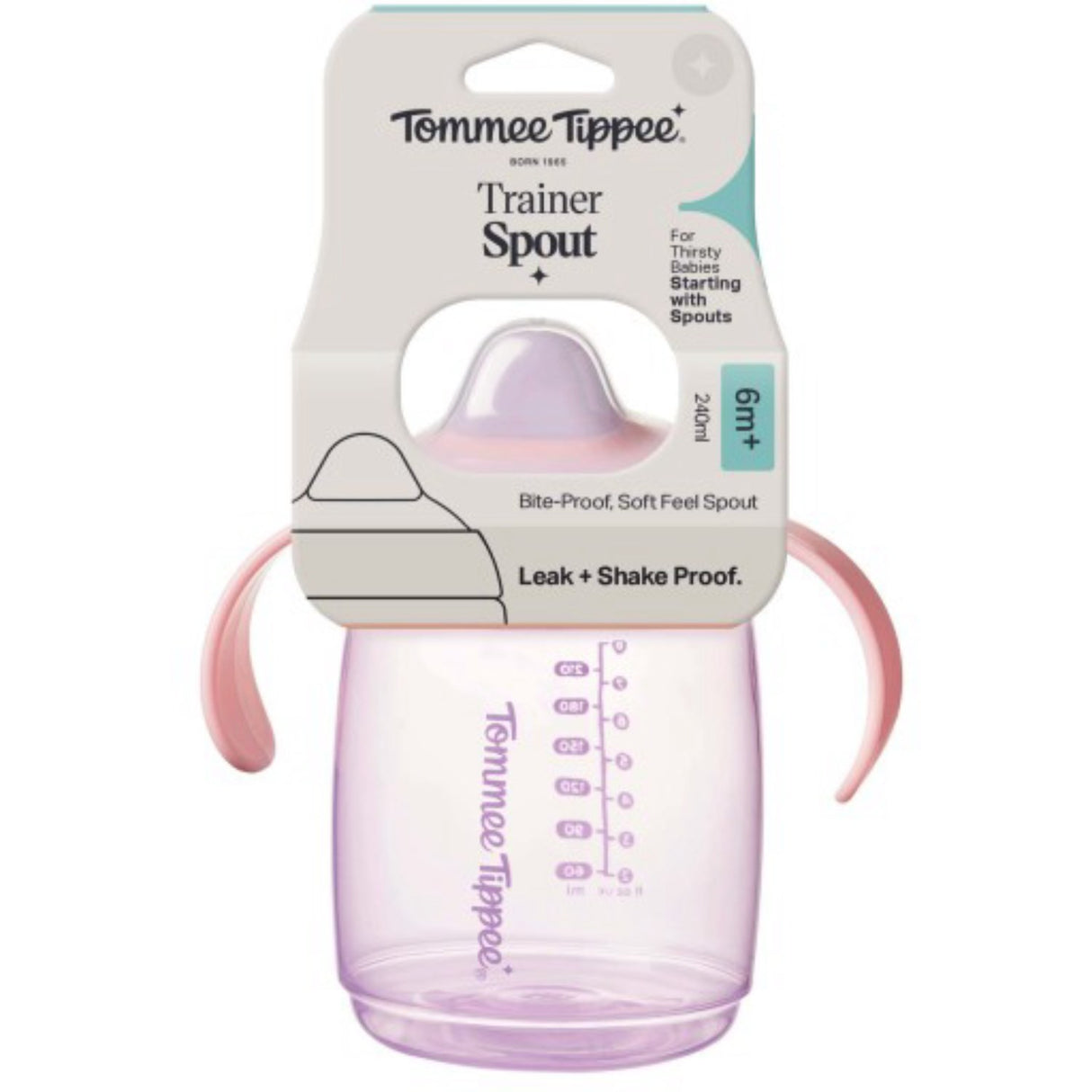 Tommee Tippee Trainer Spout Kopp 6M+ 240 Ml - Girl