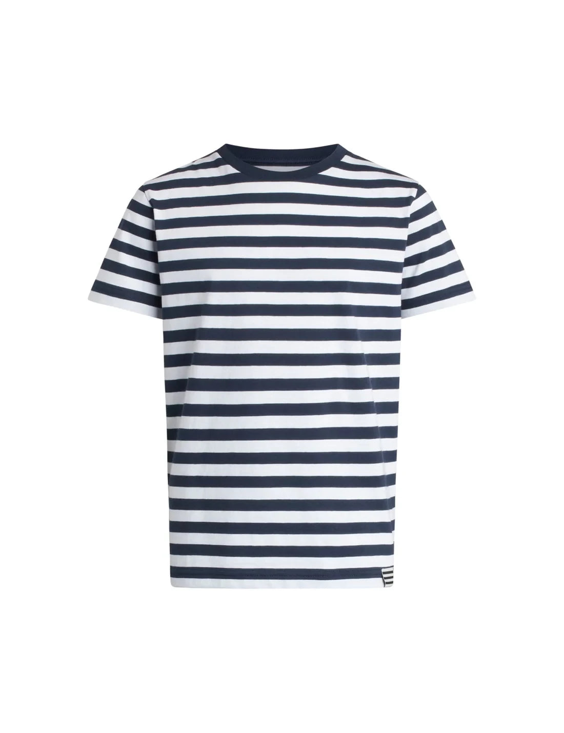 Mads Nørgaard Navy/White Organic Midi Thorlino Tee Fav