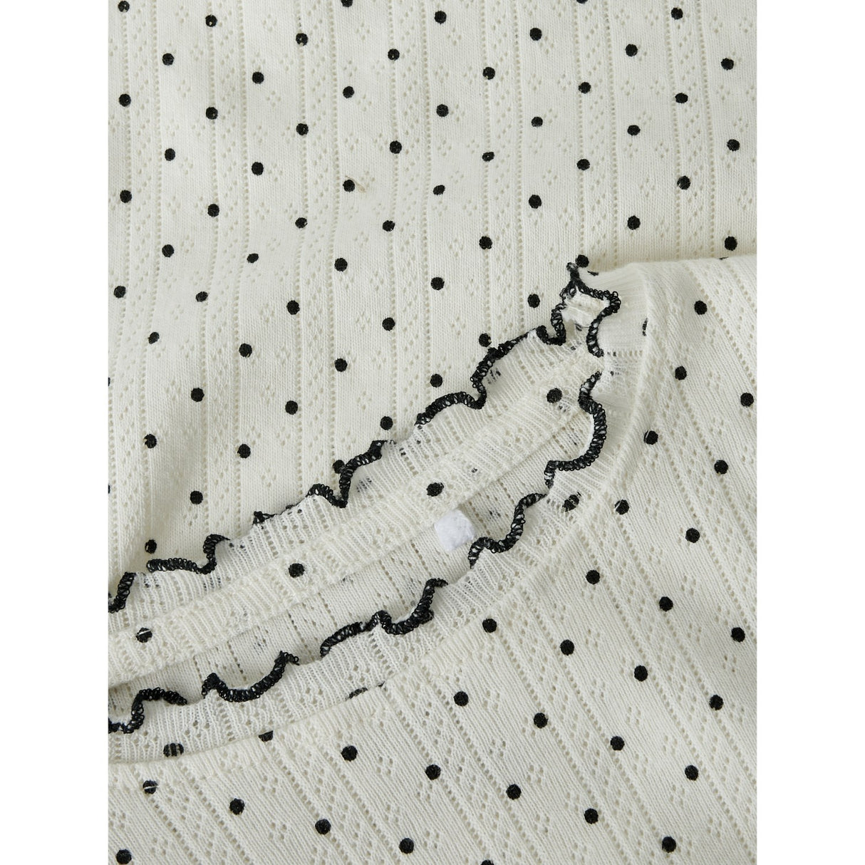 Name It Cloud Dancer Nmftania Ls Slim Topp