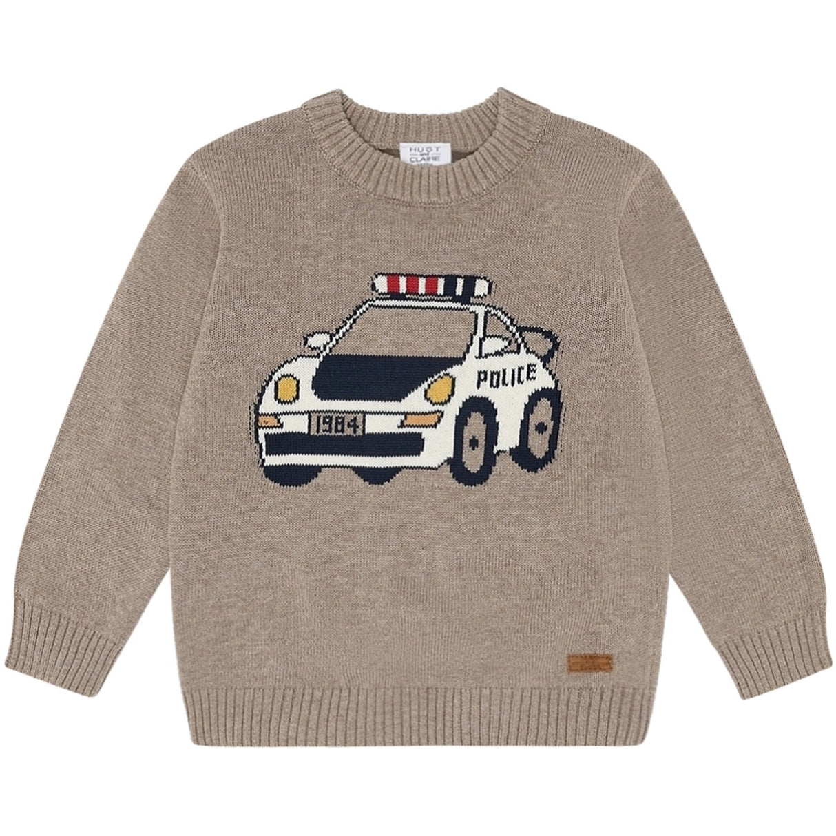 Hust & Claire Sand Melange Pelle Policecar