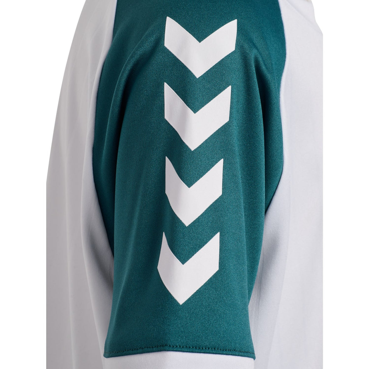 Hummel White Jr Stripe T-Shirt S/S