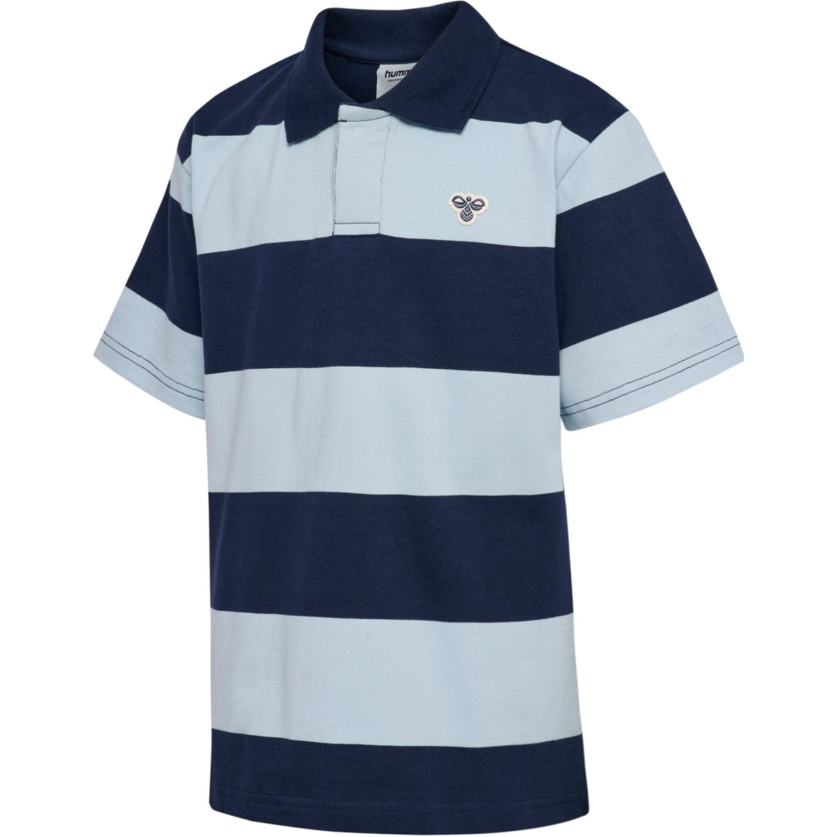 Hummel Dress Blues Jr Loose Striped Pikétröja S/S Bee