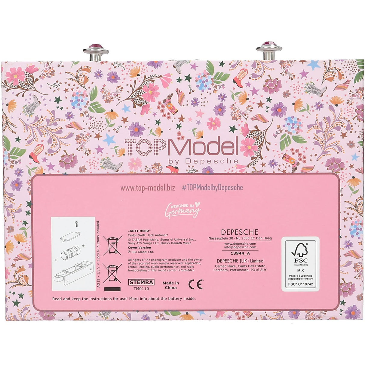 TOPModel Cowgirl Jewellery Box Med Code Och Sound