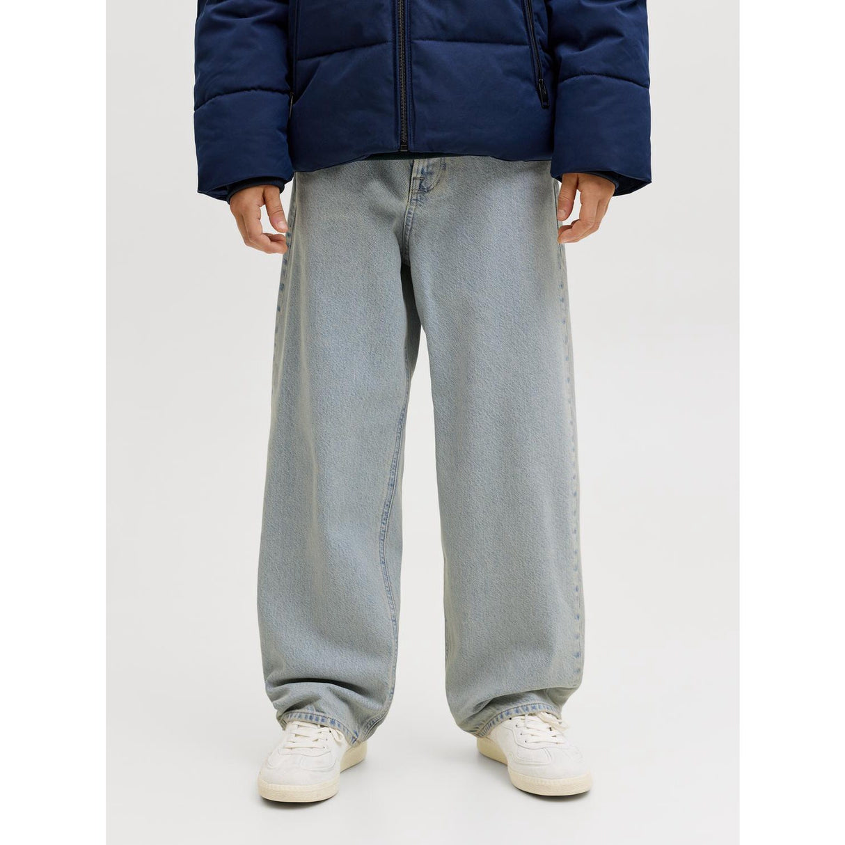 Jack & Jones Junior Blue Denim Jjialex Jjoriginal Sq 205 Sn Jnr