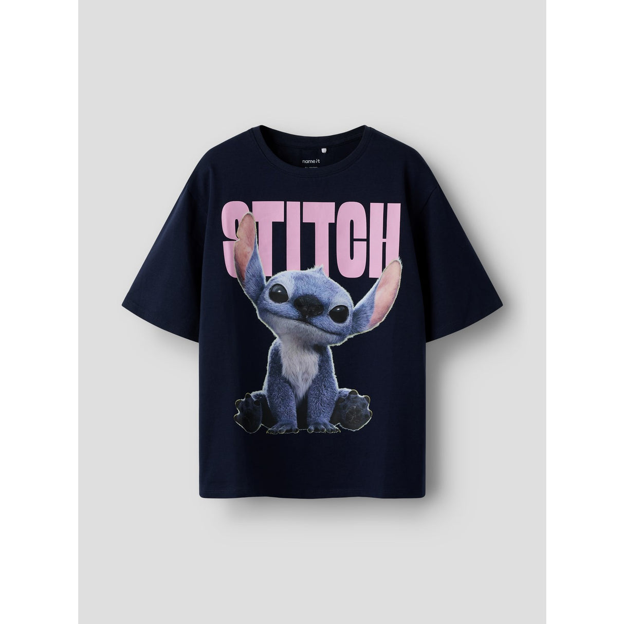 Name It Navy Blazer Nkfnibus Stitch Nreg Ss Topp Lnoos Wdi