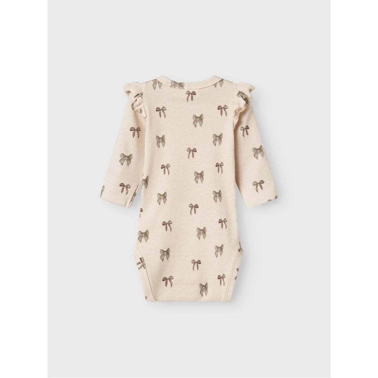 Lil'Atelier Silver Peony Bow Nbfgavo Eko Ls Slim Body Lil Noos