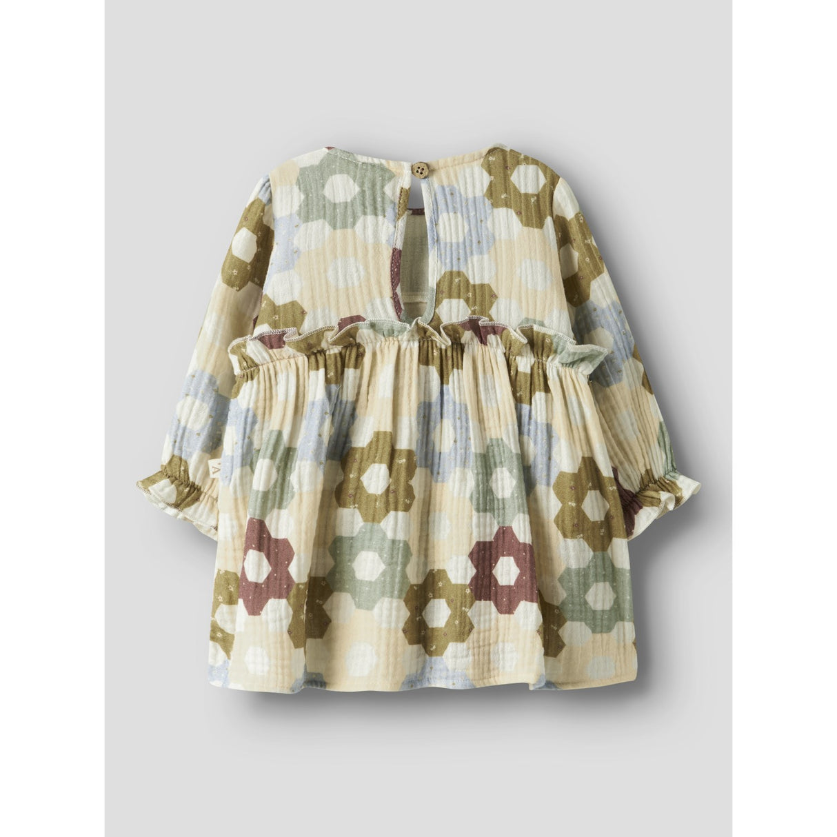 Lil'Atelier Coconut Milk Nbftalia Ls Loose Body Klänning Lil