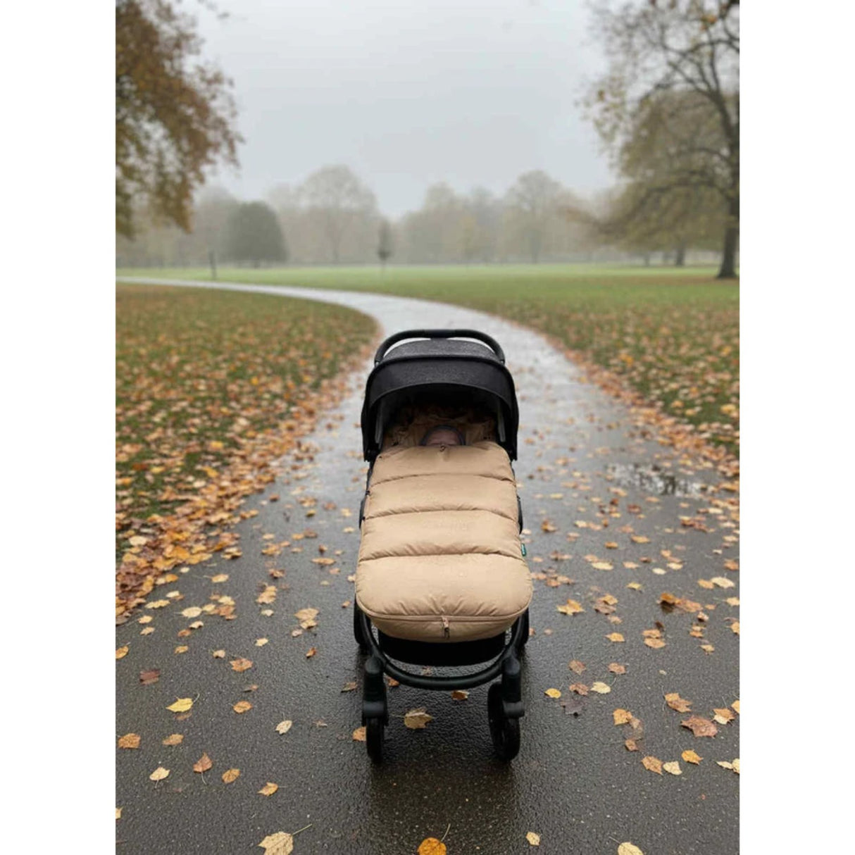 KongWalther Puffer Creme Footmuff / Østerbroposen