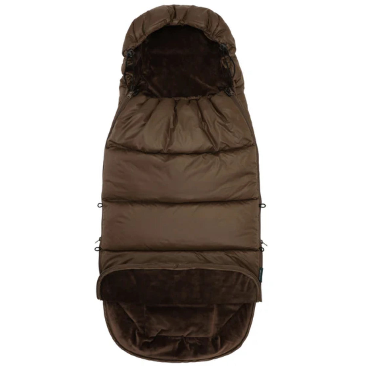 KongWalther Puffer Chocolate Brown Footmuff / Østerbroposen