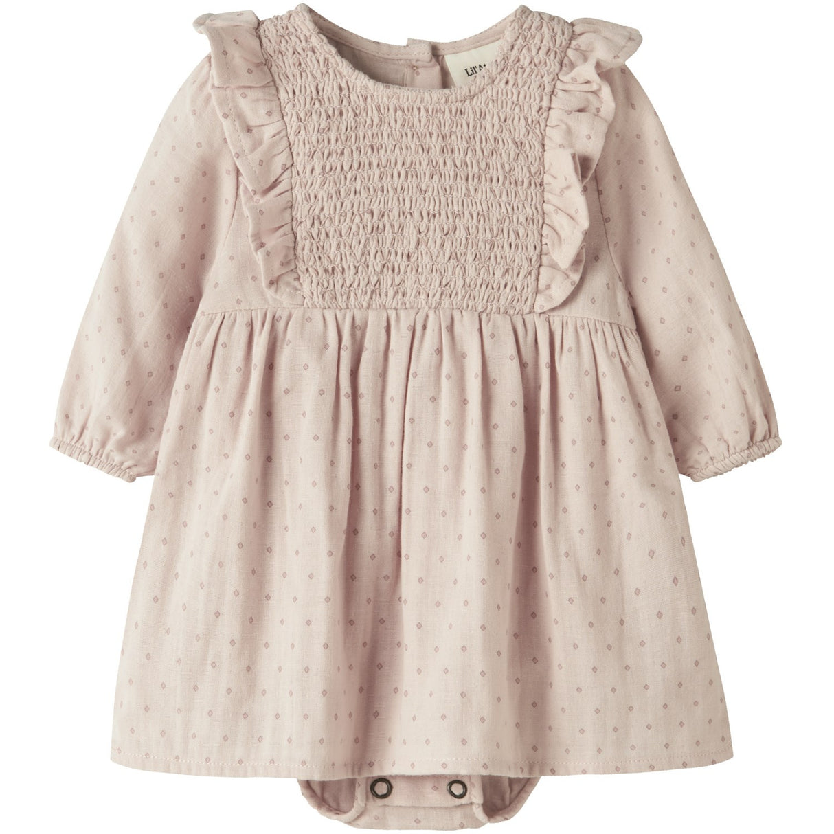 Lil'Atelier Peach Whip Nbfdembe Ls Loose Body Klänning Lil