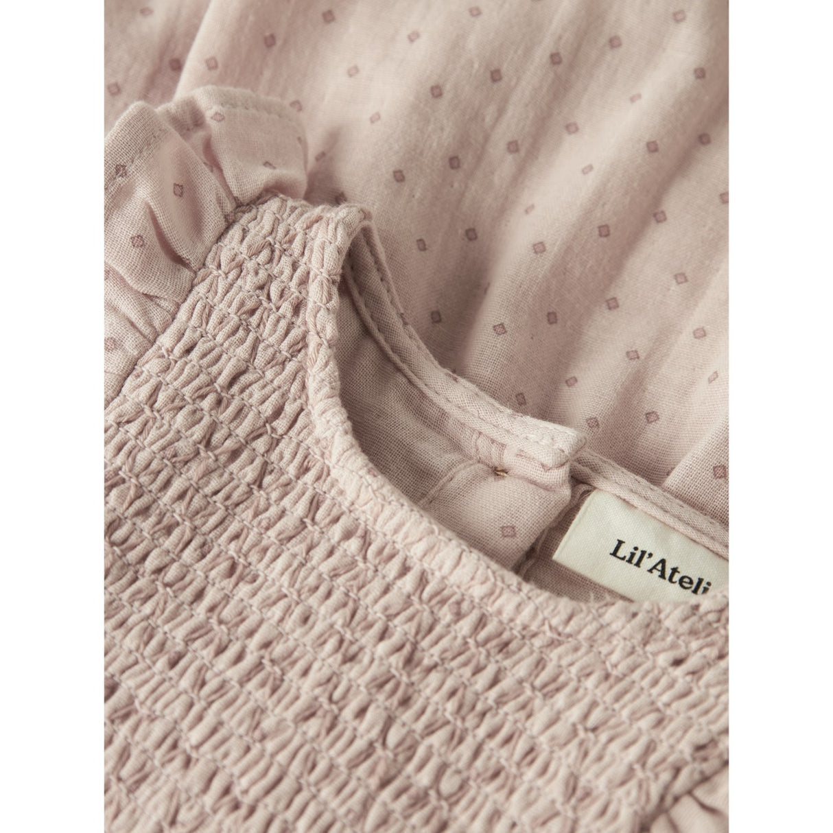 Lil'Atelier Peach Whip Nbfdembe Ls Loose Body Klänning Lil