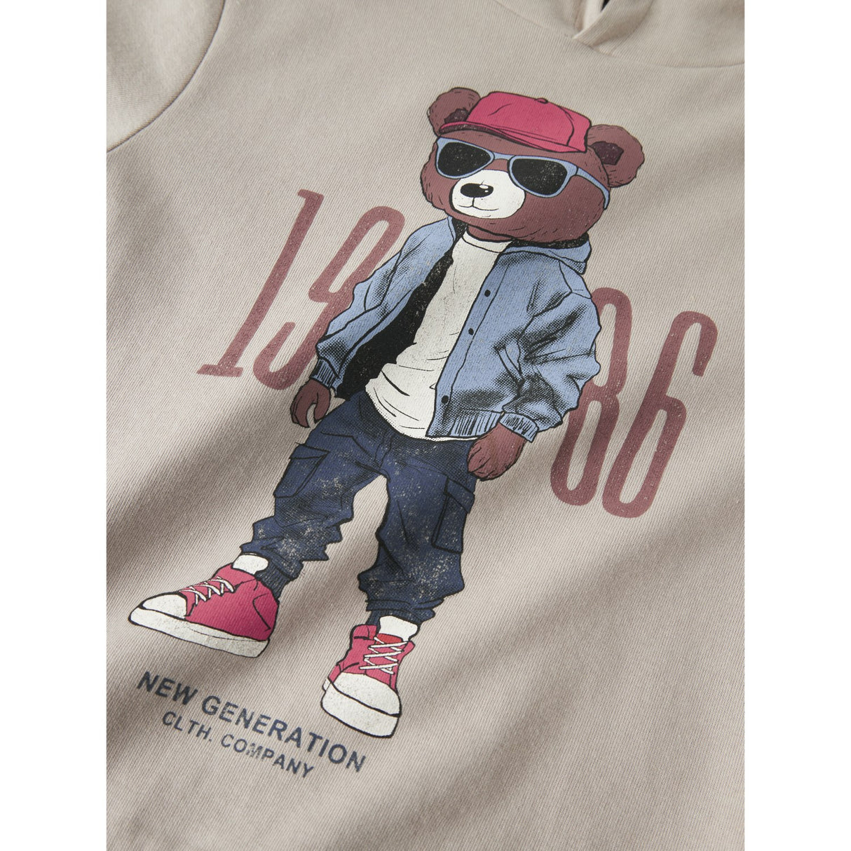 Name It Chateau Gray Nkmdobs Ls Nreg Sweat Wh Unb Box