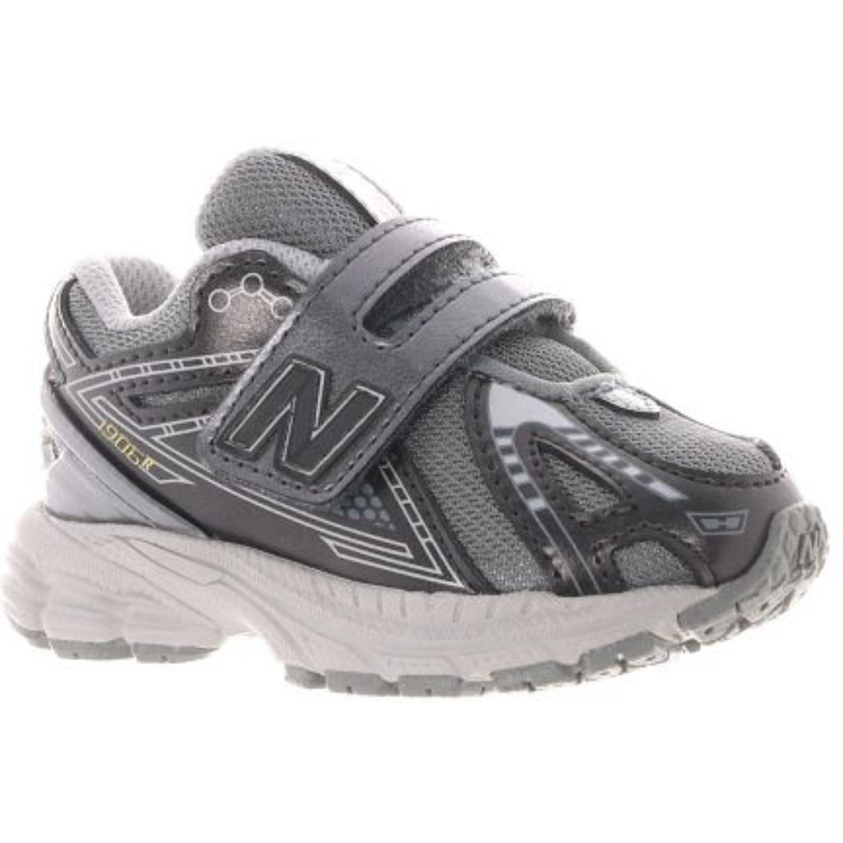 New Balance Dark Silver Metallic New Balance 1906 Kids Hook & Loop