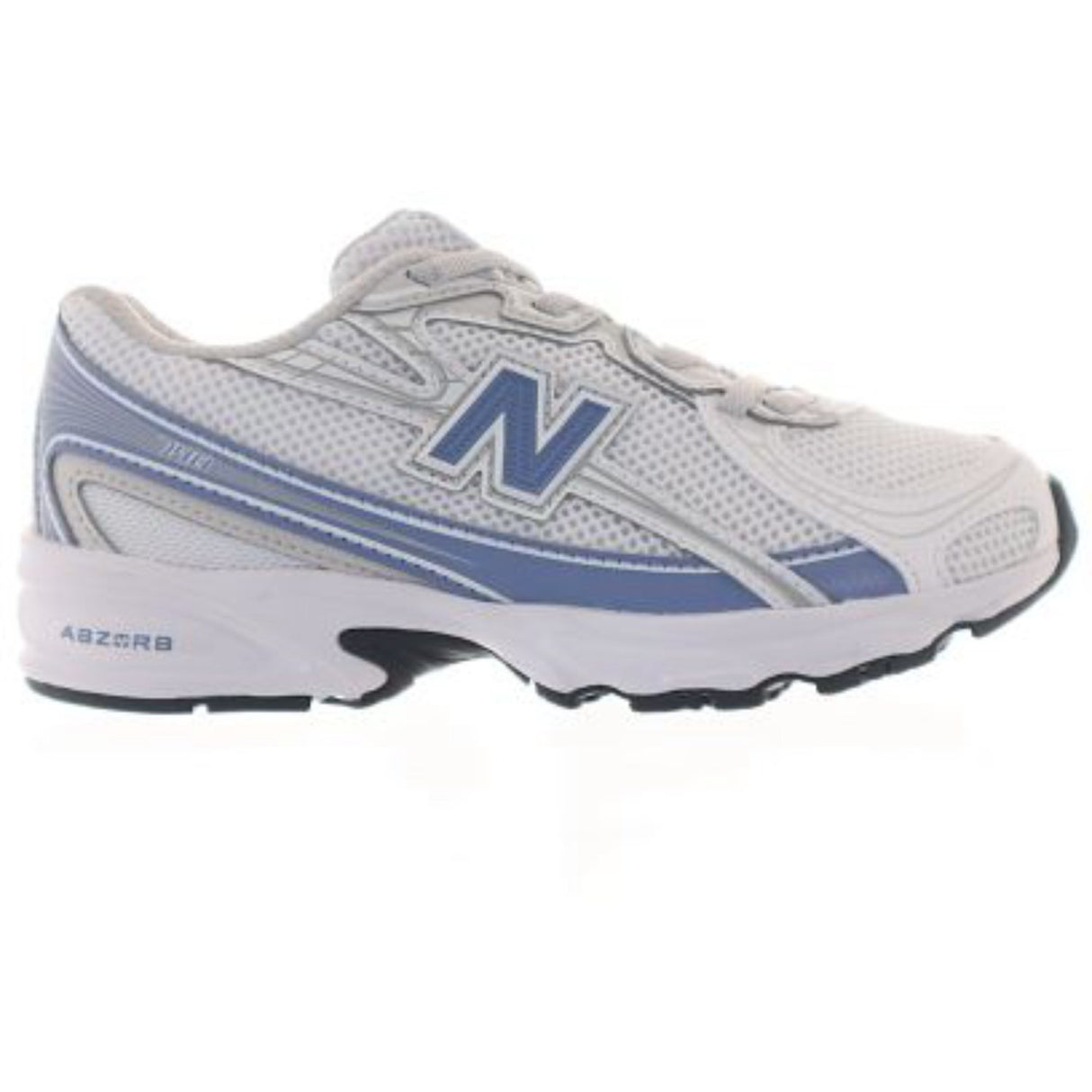 New Balance White New Balance 740 Kids Bungee Lace