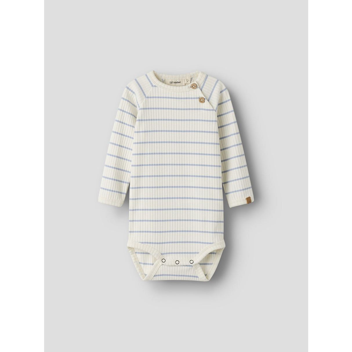 Lil'Atelier Coconut Milk Zen Blue Nbmkail Ls Slim Body Lil Noos