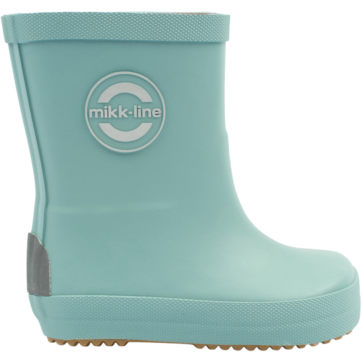 Mikk-Line Stone Blue Gummistövlar Solid - Barefoot